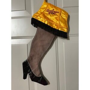 A Christmas Story Leg Lamp Stocking Unisex OS Yellow Good Novelty Holiday Decor